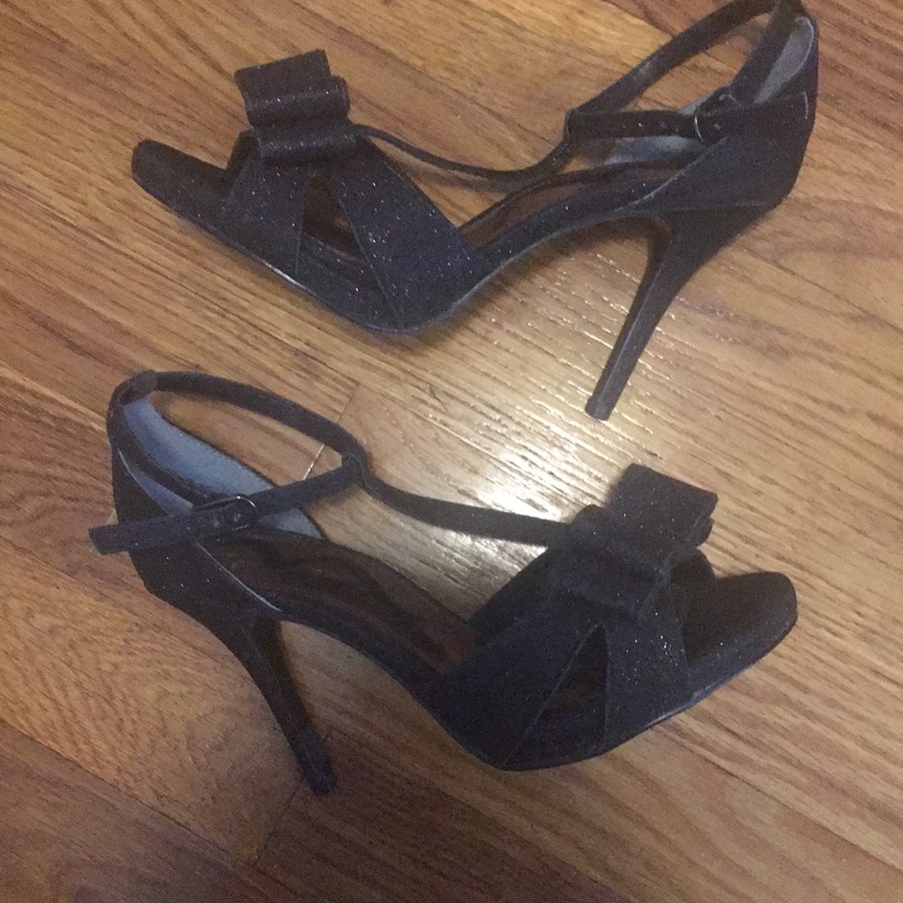 Black Sparkly Heels